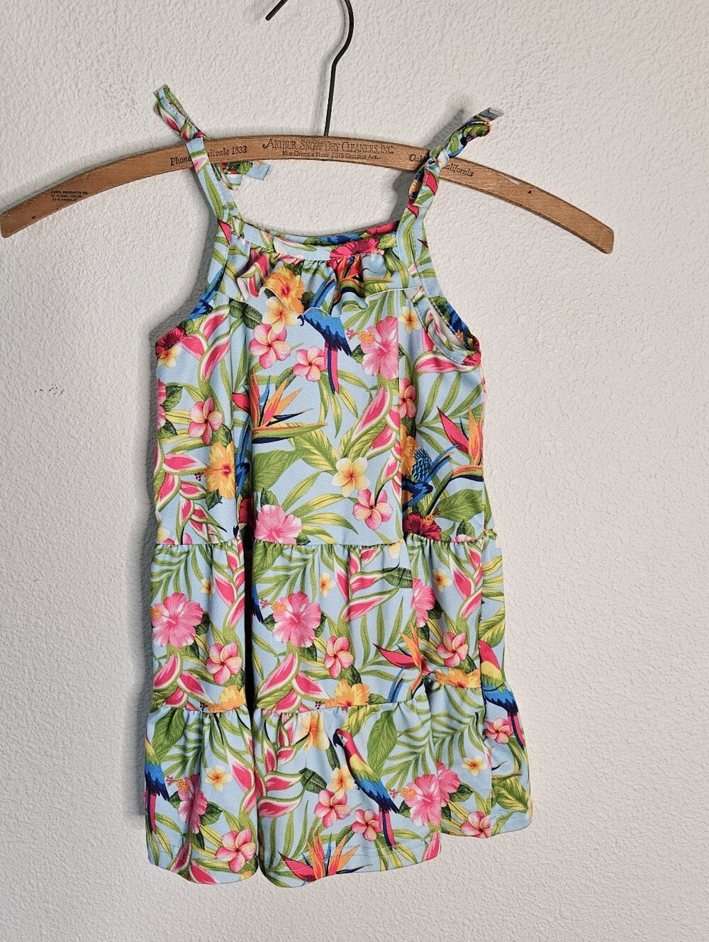Tommy Bahama Tropical Tiered Ruffle Dress 2T